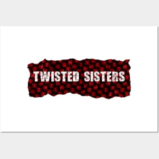 Twisted Sisters Ripped Flannel Posters and Art